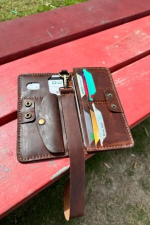 Ladies long wallet handmade