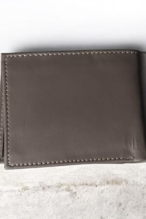 Machine made leather cow wallet