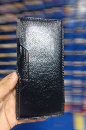 Imported long leather wallet