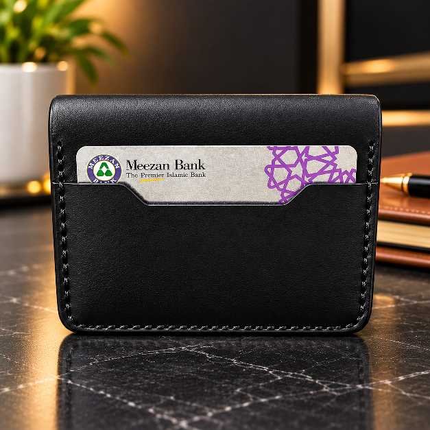 CG Matte Leather Card Holder