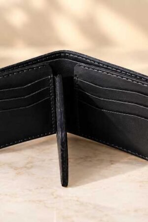 Premium CG Mat Leather Bi-Fold Wallet