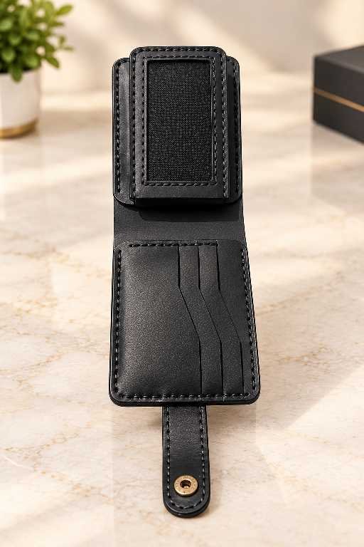 Premium CG Mat Leather Bi-Fold Wallet - Image 4