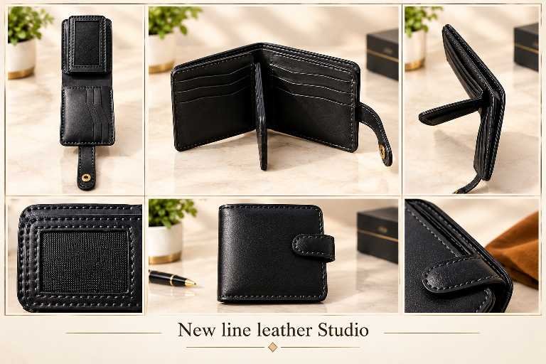 Premium CG Mat Leather Bi-Fold Wallet - Image 7